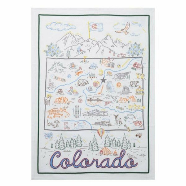 Tarifa 18 x 25 in. Colorado Printed Flour Sack Kitchen Towel TA3686214